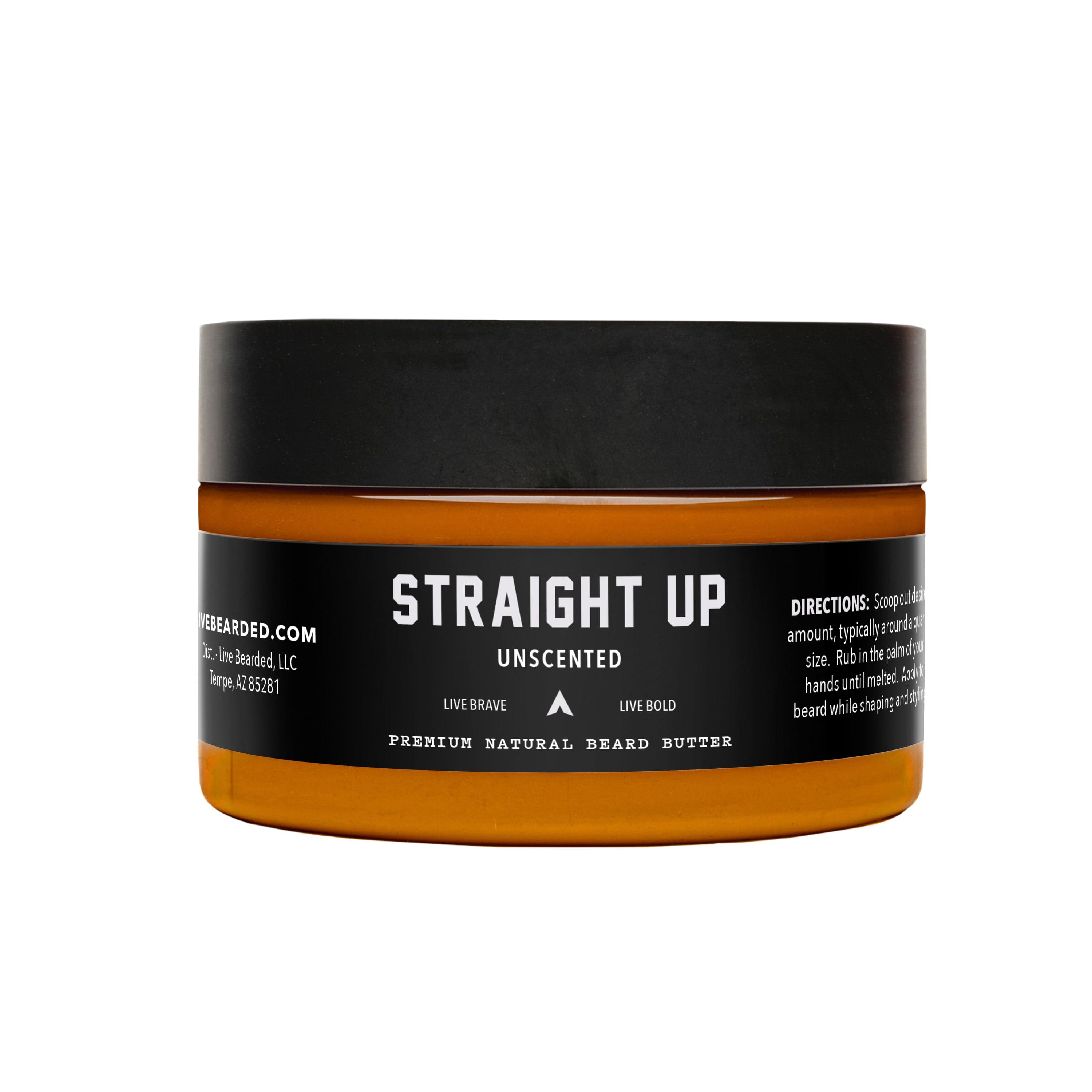 Straight Up Beard Butter Jar