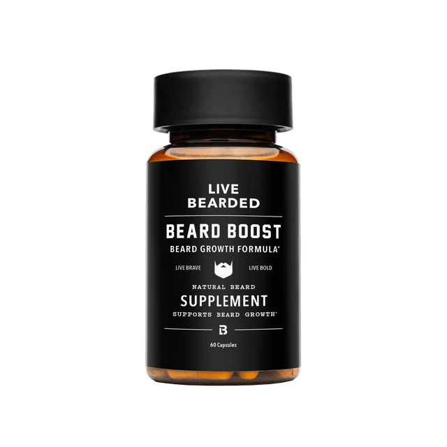 Beard Boost bottle, 60 capsules